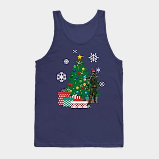 Reptile Around The Christmas Tree Mortal Kombat Tank Top